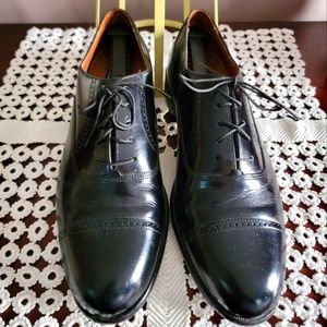Men's Black Leather Bostonian Canton Dress Shoes